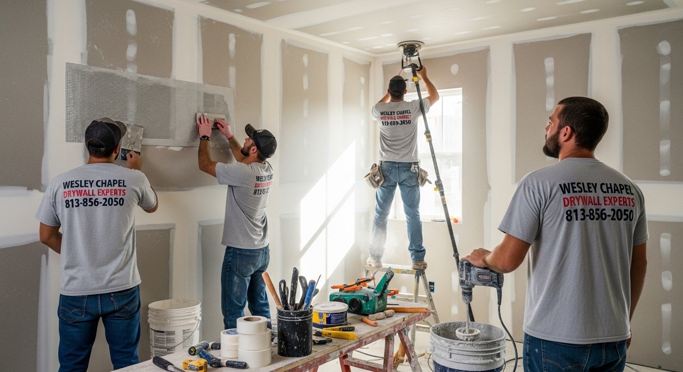 nail pops in drywall photo