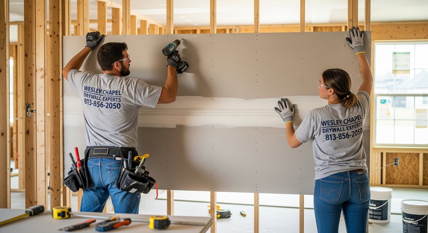 moldy drywall replacement photo