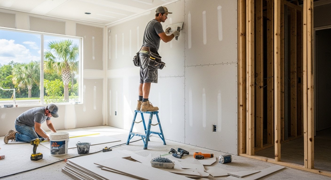 tarpon springs drywall repair photo