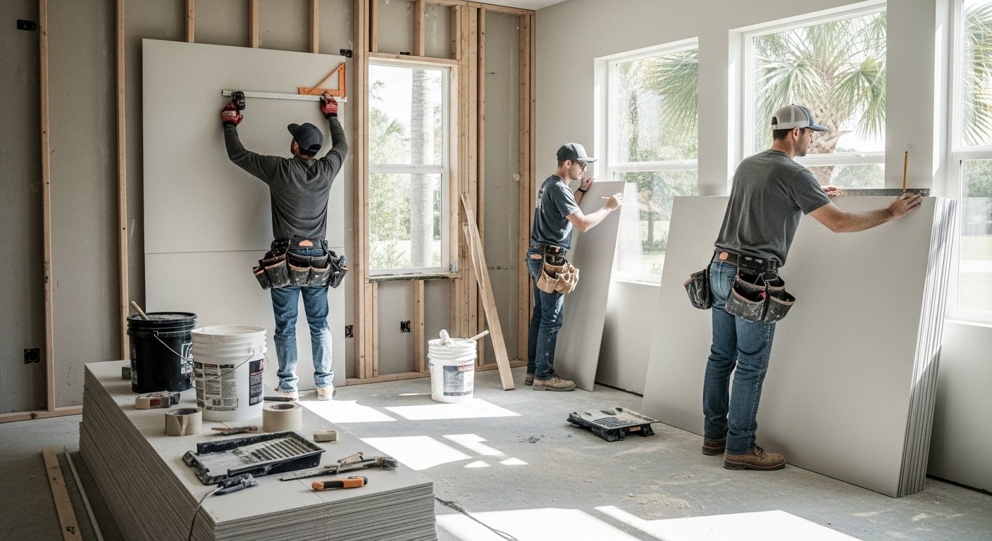 holiday drywall repair photo