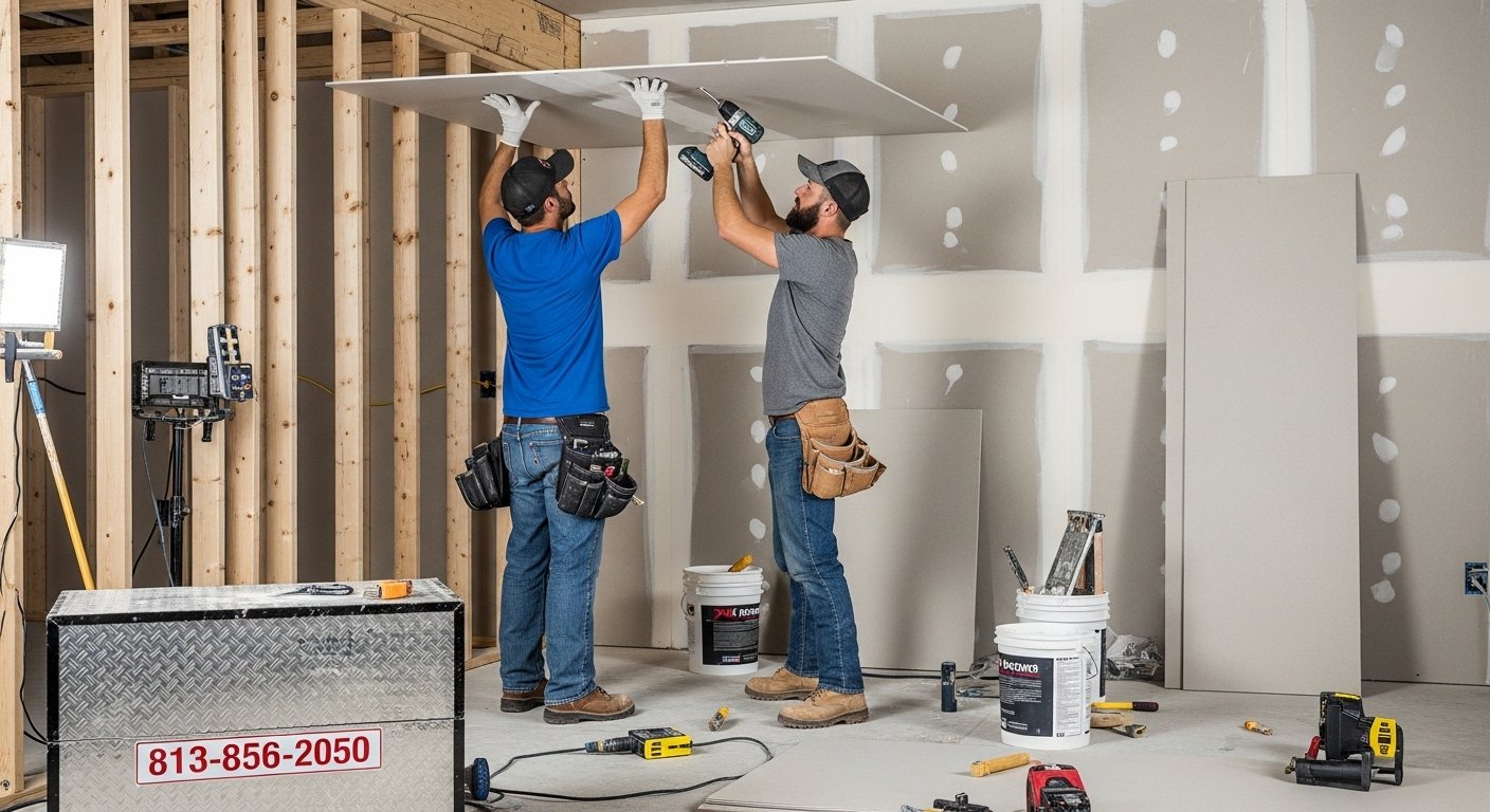 drywall installation photo